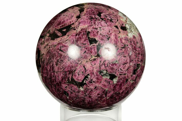 Incredible, Polished Eudialyte Sphere - Kola Peninsula, Russia #190205